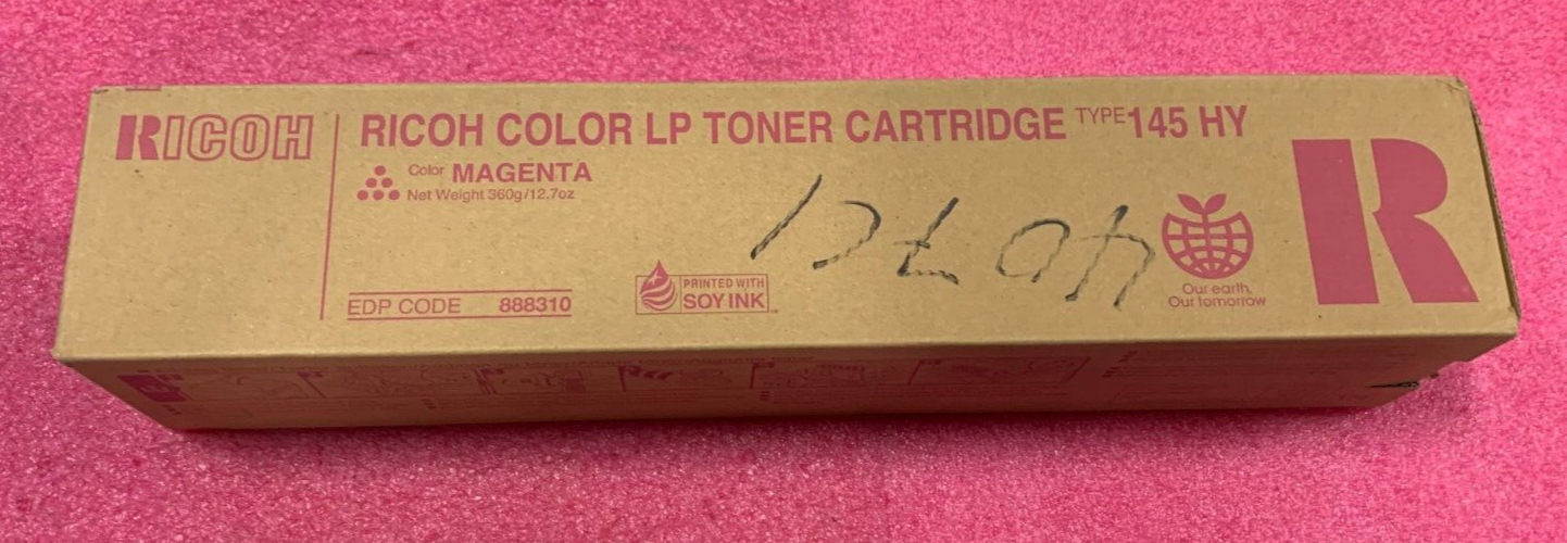 Ricoh 888310 Type 145 Magenta High Yield Toner Cartridge Genuine OEM