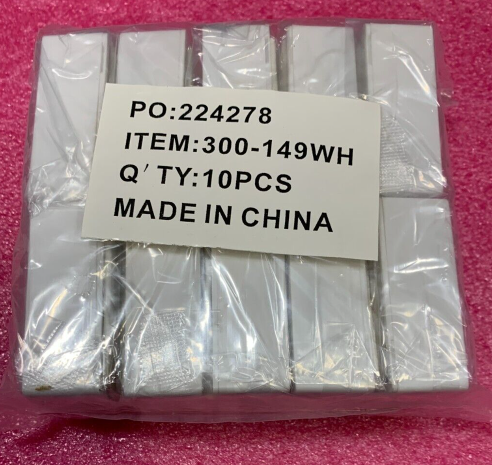 Lot of 10 Steren 300-149WH 8P8C Telephone Surface Mount Jack White