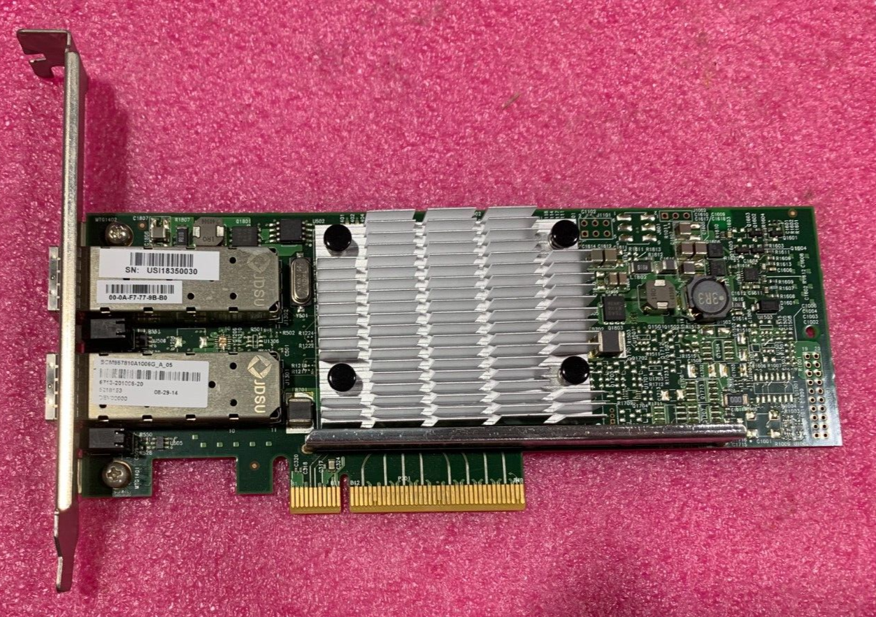 Broadcom 6713-201006-20 Dual-Port 10Gb SFP+ PCIe 2.0 NIC High Profile