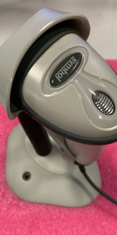 Symbol Motorola LS2208-SR20001R USB Laser Barcode Scanner POS w/ Cradle