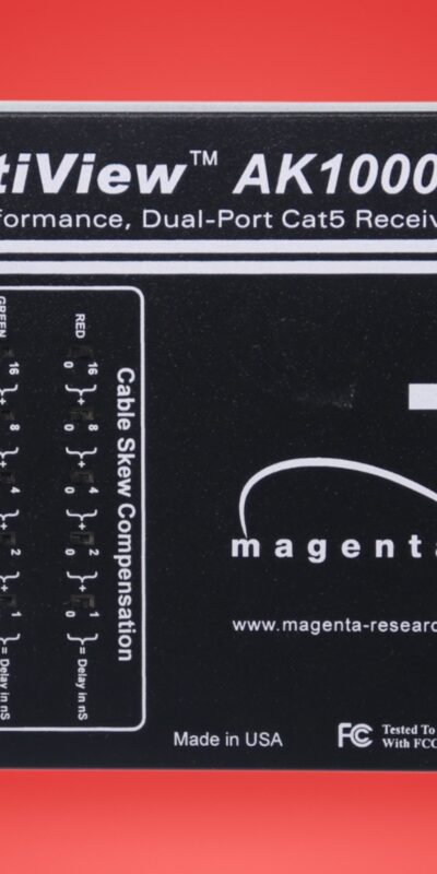 Magenta Multiview AK1000DP High Performance, Dual Port Cat5 Receiver AK1000 DP