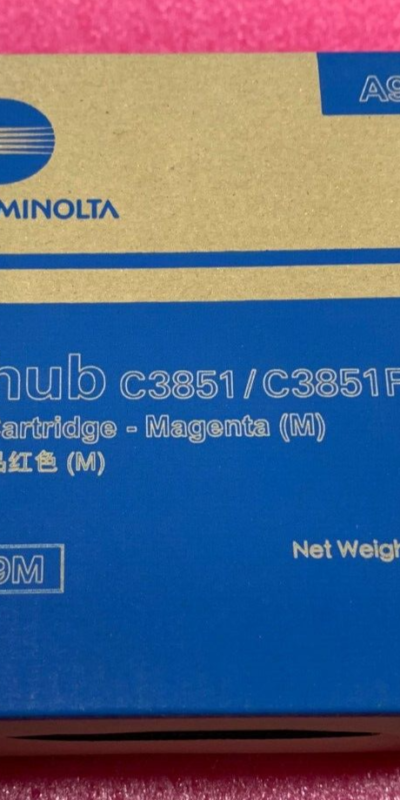 Genuine Konica Minolta TNP49M Magenta Toner A95W330 for Bizhub C3851 C3351