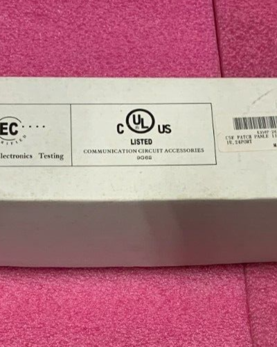 Delta K350P-24-B Cat5e 24-Port 1U 19" Patch Panel 350MHz 110 568A/B