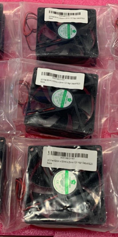 9x 92mm 12V Brushless Case Fans DC9225S Quiet PC Cooling Shenzhen Yofolon