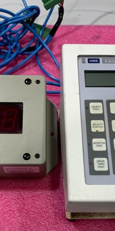 HME Drive-Thru K23005 Remote Display & G22846-1Z1 Intercom Console SYS2640 Parts