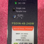 Tycon Power PSDIN-48-240W 48V 240W DIN-Rail Industrial Switching Power Supply