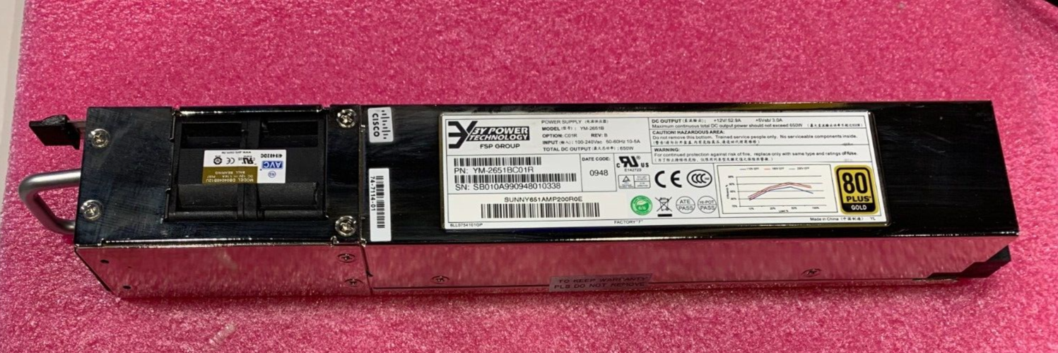 3Y POWER TECHNOLOGY YM-2651BC01R POWER SUPPLY YM-2651B 80+ GOLD 650W