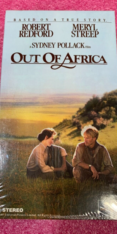 Out of Africa (VHS, 1985) New Sealed Robert Redford & Meryl Streep