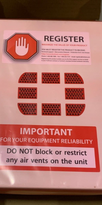 Fortinet FortiGate FG-92D NGFW Gigabit Firewall VPN Security Appliance