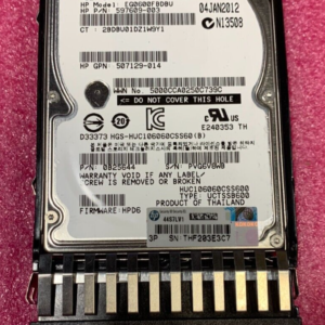 HP 600GB 10K 2.5" SAS 6Gb/s HDD EG0600FBDBU w/ Tray for ProLiant Server