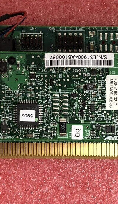 AMCC 3WARE 9550SXU-4LP PCI 64BIT SATA RAID CONTROLLER 700-3189-05 w/ BATTERY