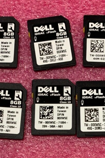 Genuine Dell iDRAC vFlash 8GB SD Card Lot of 10