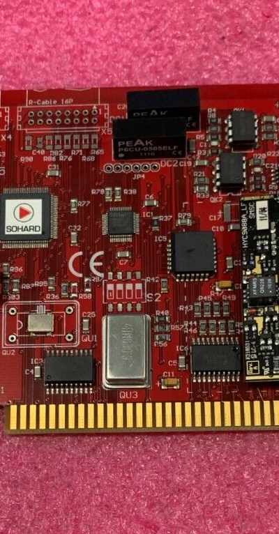 SOHARD ARC-ISA-KR ARCNET ISA Interface Card A20040010 BNC D-Sub Tested