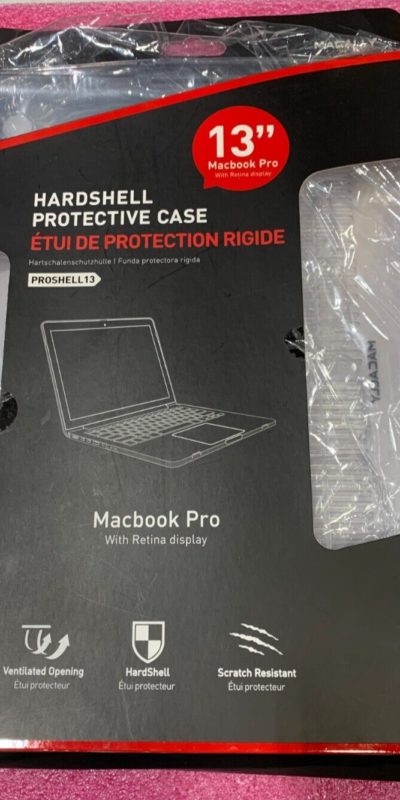 Macally ProShell13 Hard Shell Case Cover for 13" MacBook Pro A1278