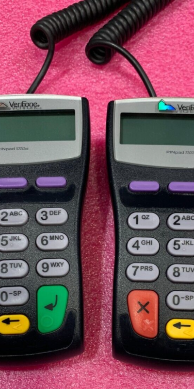 Lot Of 2 VeriFone PINpad 1000SE P003-190-02-WWE-2 USB Credit Card Terminal
