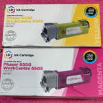 Lot Of 2 LD Magenta & Yellow Compatible Toner Cartridge For Xerox Phaser 6500