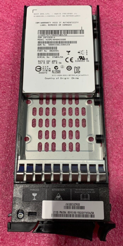 HGST Ultrastar HUSML4040ASS600 400GB 2.5in SAS 6Gbps SSD w/ Server Tray