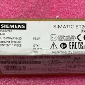 Siemens SIMATIC ET200SP Base Unit Module 6ES7 193-6BP20-0DA0