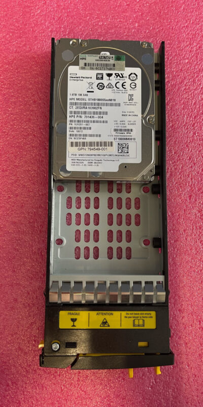 HP 3PAR 1.8TB 10K SAS 2.5" HDD + Tray STHB1800S5XeN010 791436-004 794549-001