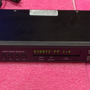 Evertz SDI Logo Insterter 9525LG-RCP 12 V W/ Rack Ears & Power Cord 9525LG