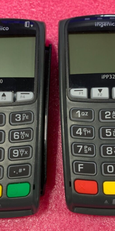 Lot 2 Ingenico iPP320 Pin Pad Chip Swipe Credit Card Reader USB