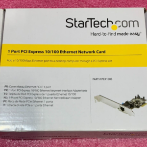 StarTech PEX100S PCIe 1-Port 10/100 Fast Ethernet Network Adapter NIC