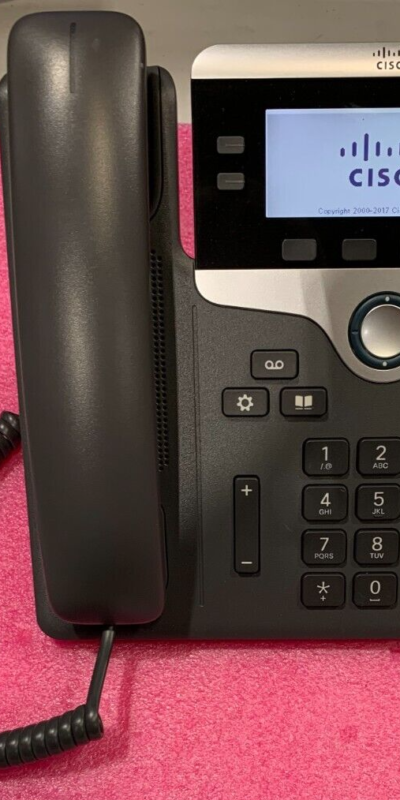 Cisco CP-7841 4-Line Gigabit VoIP IP Phone 3842-13-1086 PoE Handset Only