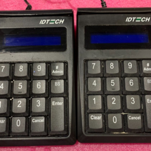 Lot Of 2 IDTech IDKE-534833BE SecureKey Credit Card Reader Black Keypad