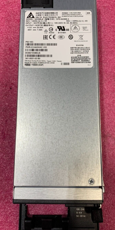 Delta Electronics DPS-640BB A Switching Power Supply PWR-C2-640WAC