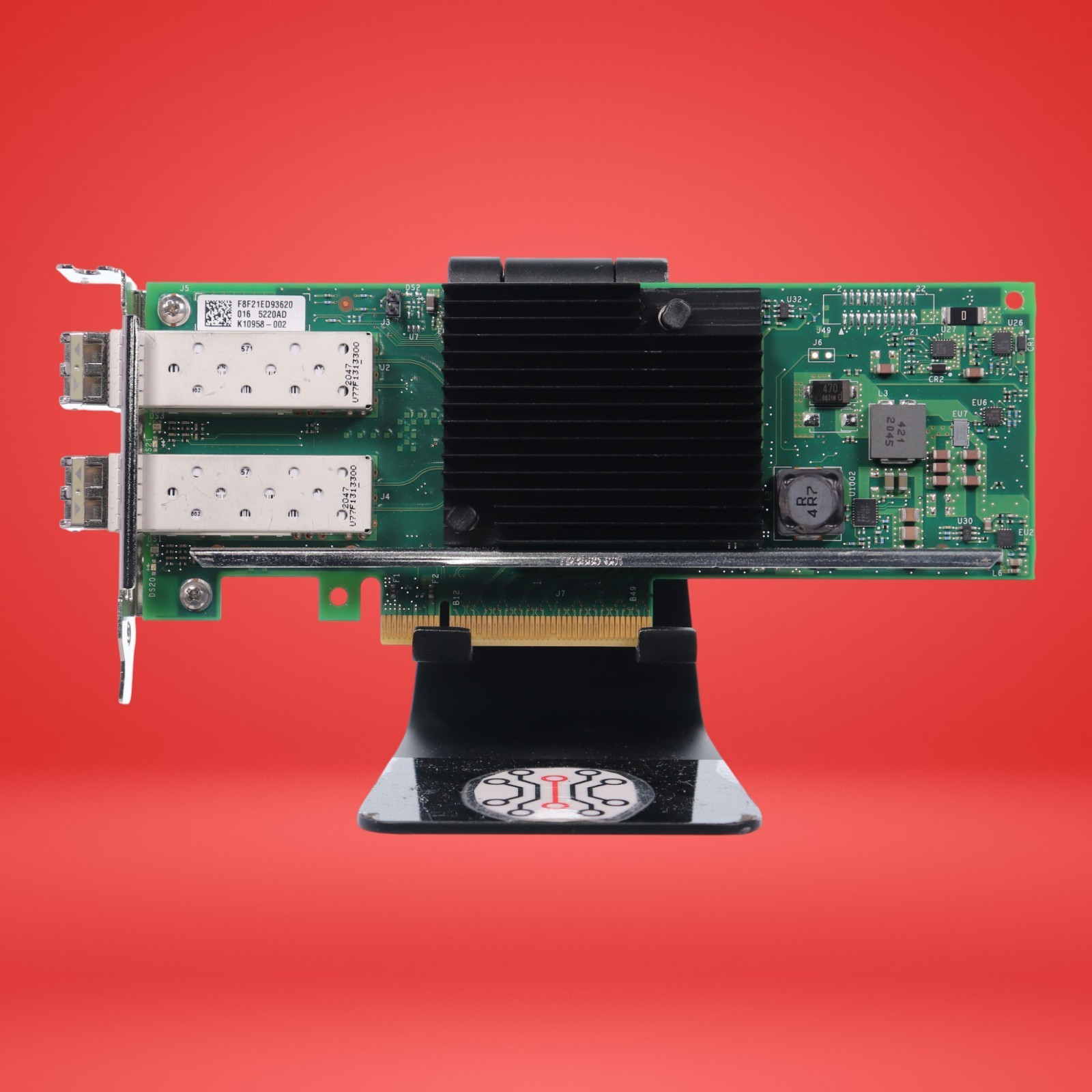 Genuine Dell Intel X710-DA2 10GB 2-Port Adapter Y5M7N 5N7Y5 w/ SFP+ Transceivers