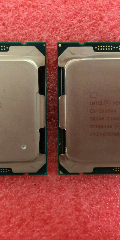 Matched Pair (2x) INTEL XEON E5-2620V4 SR2R6 2.10GHz 20MB L3 8GT/s LGA2011-3 CPU