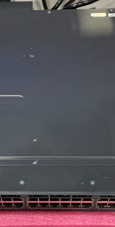 Cisco 3560X 48P PoE+ Gigabit Switch WS-C3560X-48PF-L NM-1G +Rack Ears