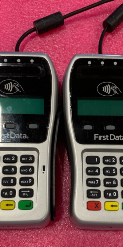 Lot Of 2 First Data FD-35 PIN Pad Rev A Credit Card Terminals