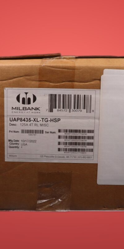 Lot of 4 Milbank UAP8435-XL-TG-HSP 4 Terminal Meter Socket - New