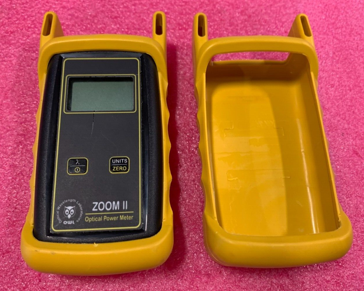 OWL ZO-2S Zoom II Fiber Optic Optical Power Meter Tester w/ Case Parts/Repair
