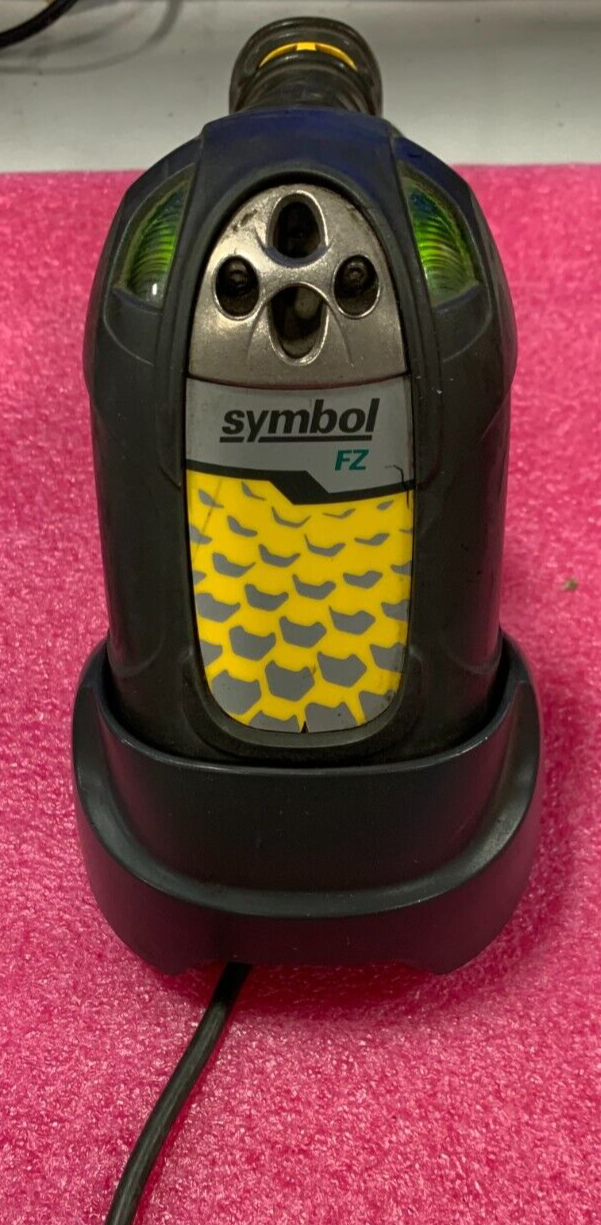 Symbol LS3478-FZ Rugged Wireless 1D Laser Barcode Scanner + Cradle/Charger