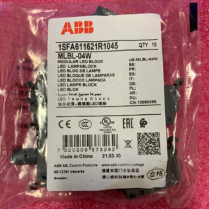 Lot 10 NEW ABB MLBL-04W 24V LED Modular Light Blocks 1SFA611621R1045