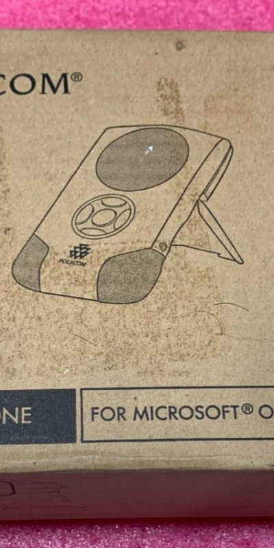 Polycom CX100 USB Conference Speakerphone 2200-44240-001 w/ Case