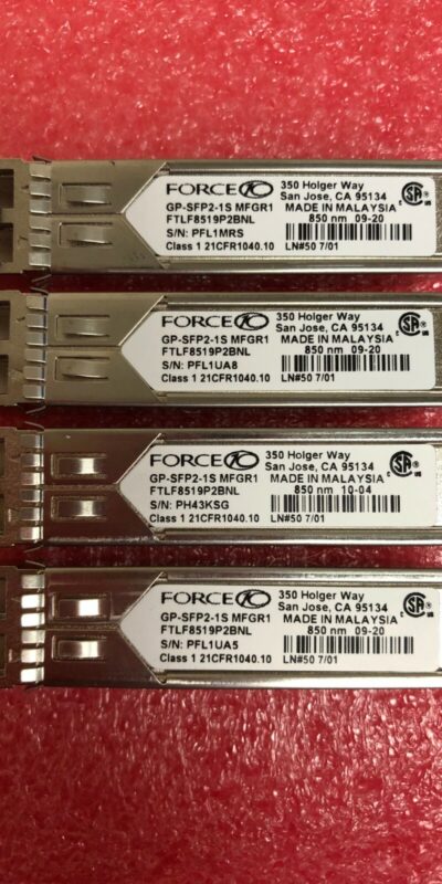 Dell Force10 GP-SFP2-1S 2Gb LC MMF Fibre Channel SFP Transceiver 850nm