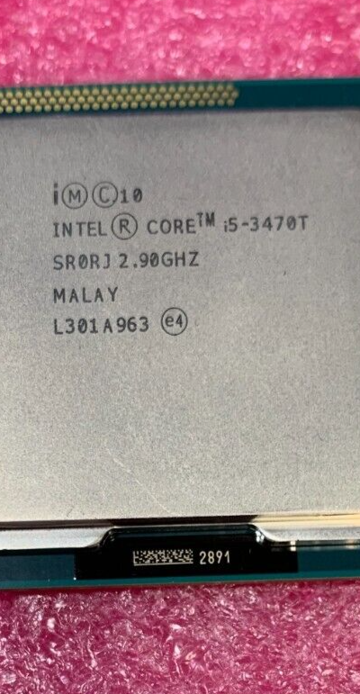 Intel Core i5-3470T 2.9GHz SR0RJ Dual-Core LGA1155 35W 3rd Gen CPU Tested