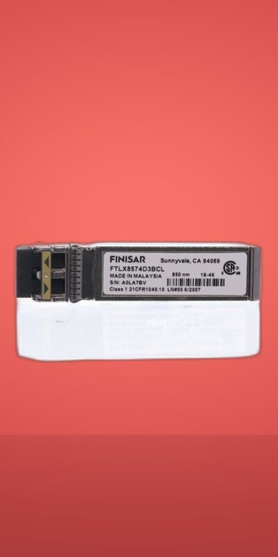 4x FINISAR FTLX8574D3BCL 10GBase-SR 850nm Multimode SW 400m SFP+ Transceiver