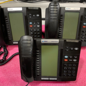 Lot Of 3 Mitel 5320e IP Backlit Charcoal Business Phones 50006634
