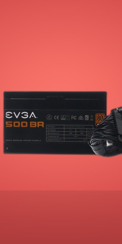 EVGA 500W BR Computer Power Supply 80 Plus Standard PSU