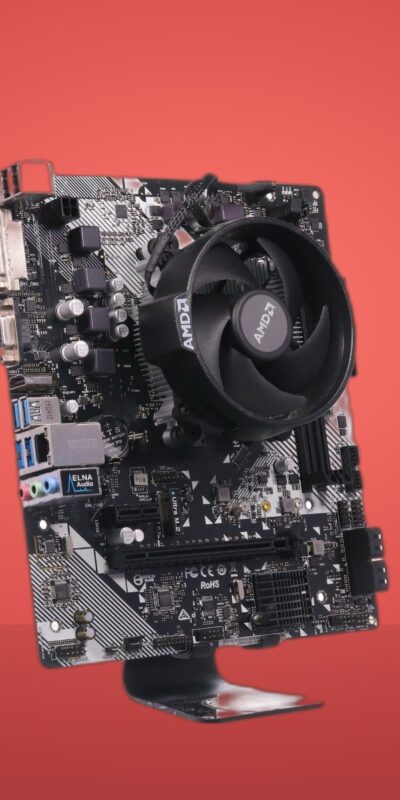 Asrock A320M-HDV GAMING MOTHERBOARD, Ryzen 5 2400G 3.6GHz Motherboard