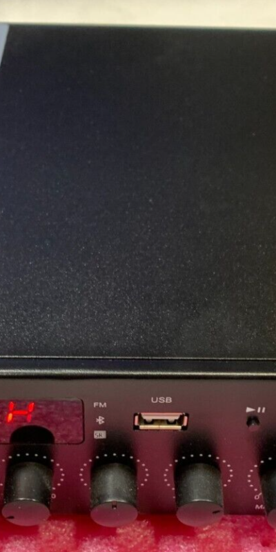 Alfatron ALF-60W-UB 60W Class-D Mixer Amplifier USB/Bluetooth â€‘ No Remote