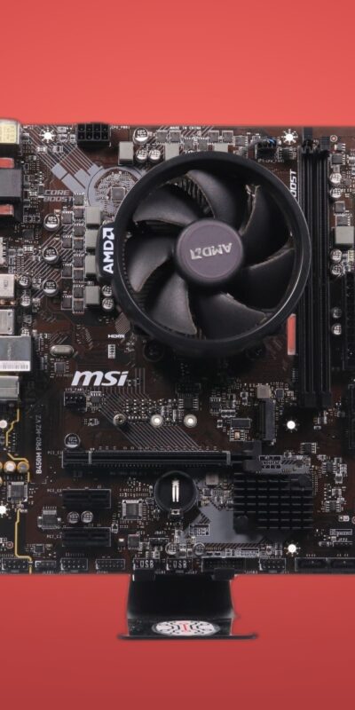 MSI B450M PRO-MZ Motherboard W/ AMD Ryzen 5 3400G & Cooling Fan