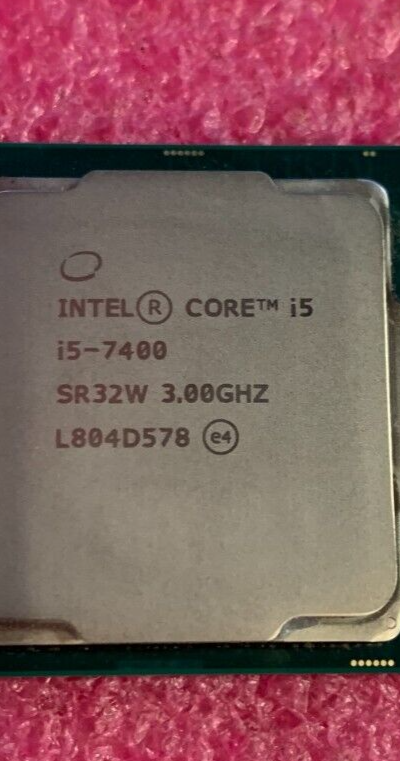 Intel Core i5-7400 SR32W 3.0GHz CPU Processor