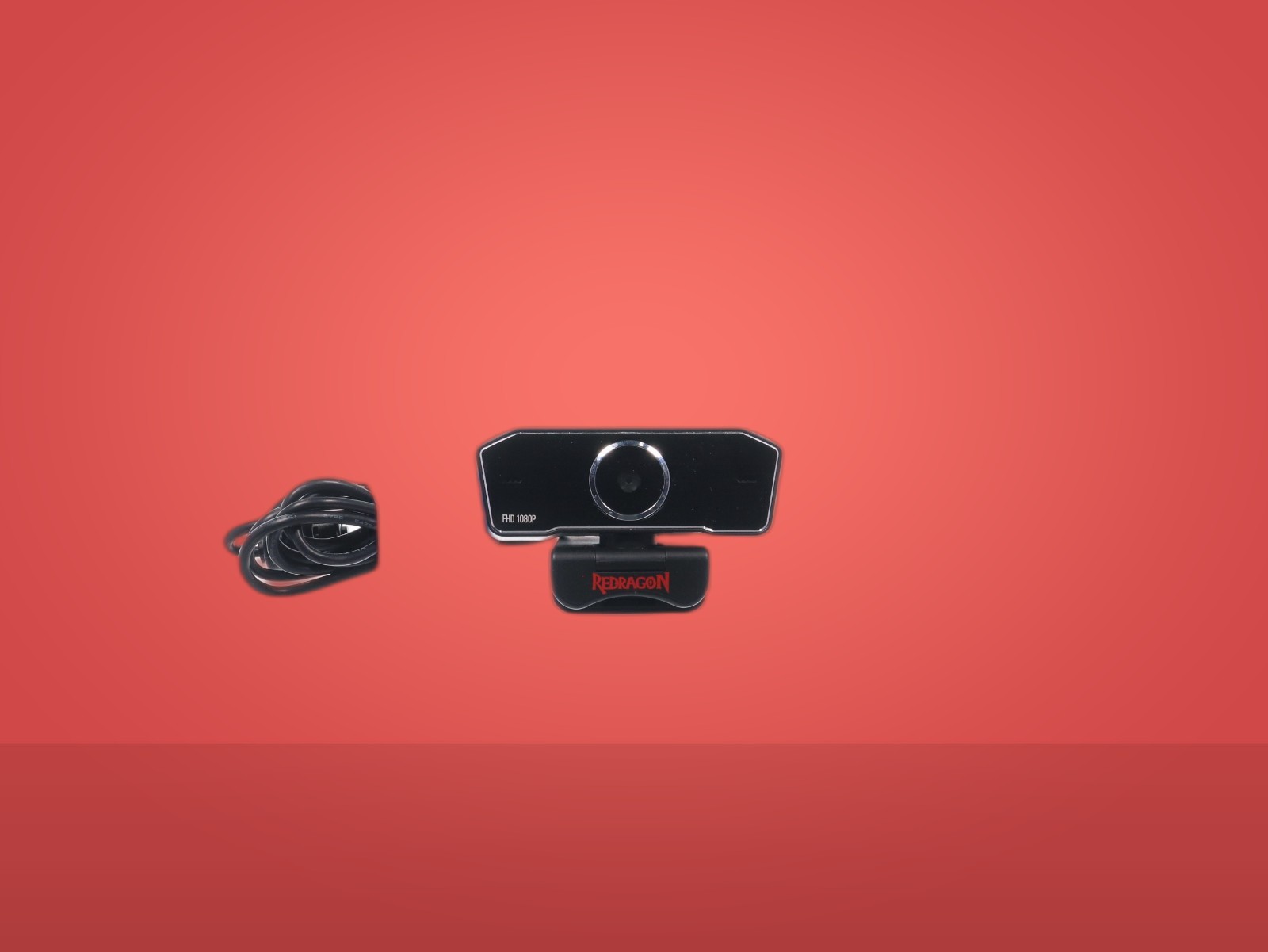 Redragon GW800-1 1080P PC Webcam with Built-in Dual Microphone, 360° Rotation