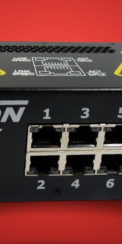 Red Lion N-Tron 508TX-A 8-Port Industrial Ethernet Switch 10-30VDC Tested