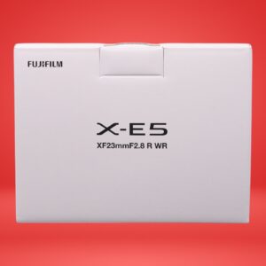 Fujifilm Fuji X-E5 Silver + XF23mm F/2.8 R WR Lens Kit New